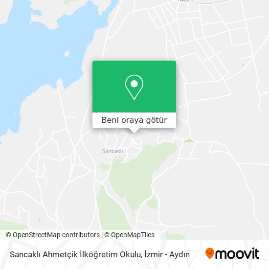 Sancaklı Ahmetçik İlköğretim Okulu harita