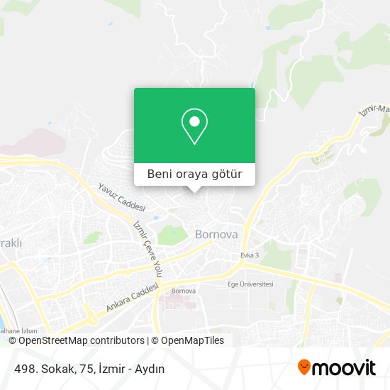 498. Sokak, 75 harita