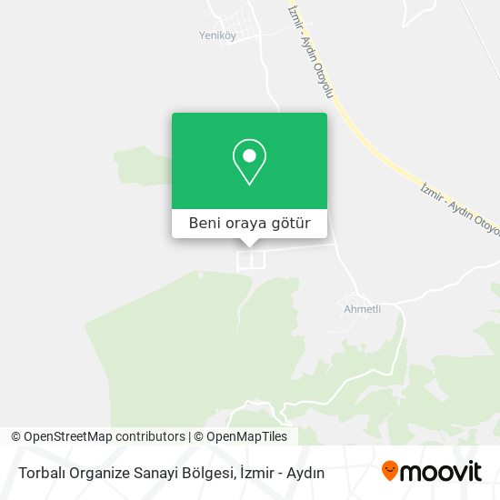 Torbalı Organize Sanayi Bölgesi harita