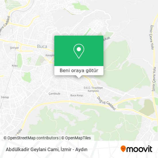 Abdülkadir Geylani Cami harita