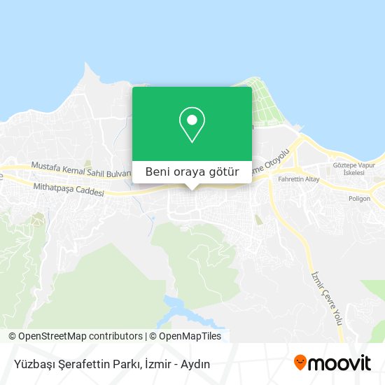 Yüzbaşı Şerafettin Parkı harita