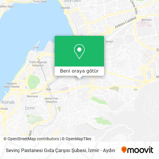 Sevinç Pastanesi Gıda Çarşısı Şubesi harita