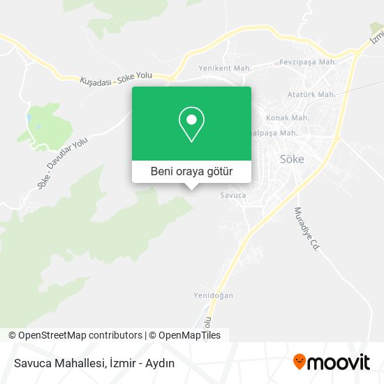 Savuca Mahallesi harita