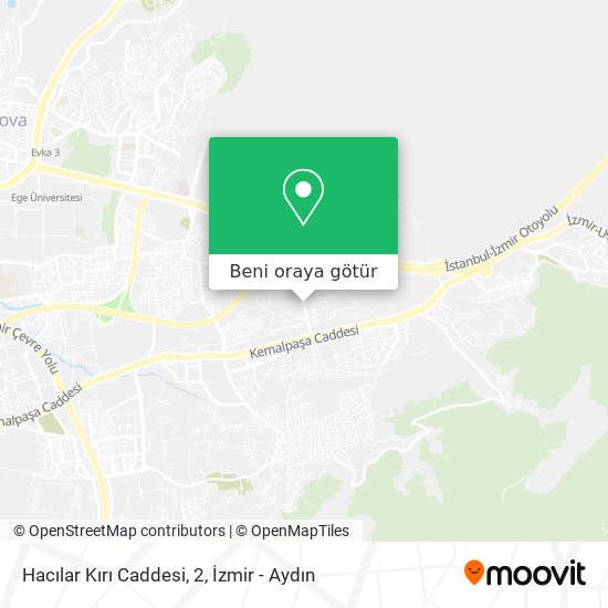 Hacılar Kırı Caddesi, 2 harita