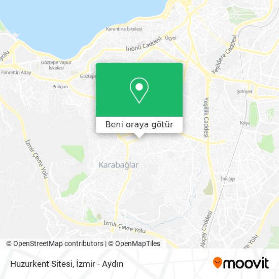 Huzurkent Sitesi harita