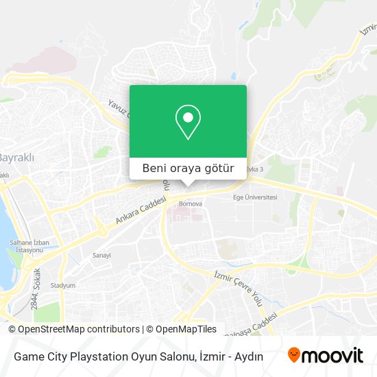 Game City Playstation Oyun Salonu harita