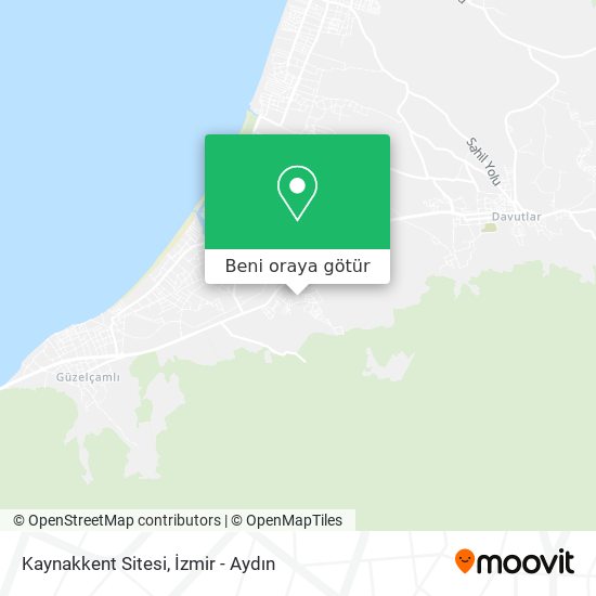 Kaynakkent Sitesi harita