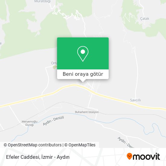 Efeler Caddesi harita