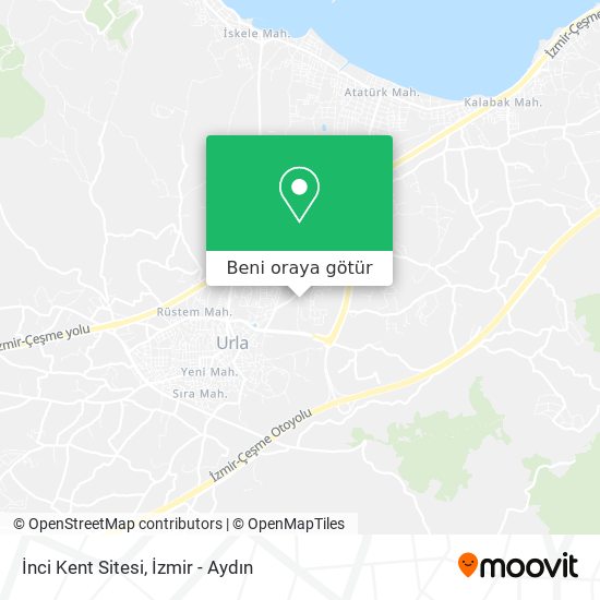 İnci Kent Sitesi harita