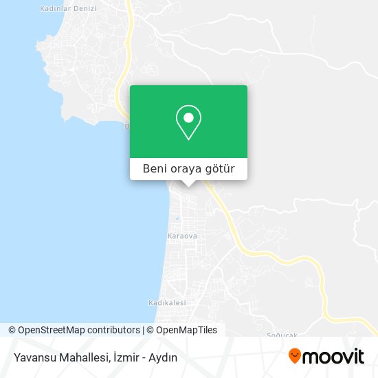 Yavansu Mahallesi harita