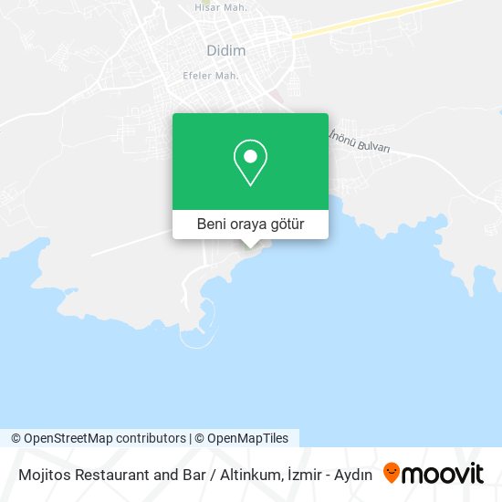 Mojitos Restaurant and Bar / Altinkum harita