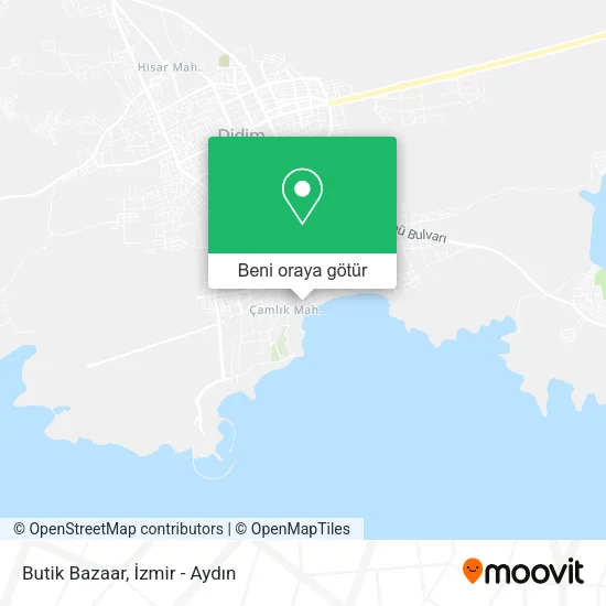 Butik Bazaar harita
