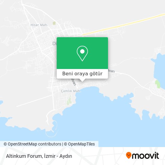 Altinkum Forum harita