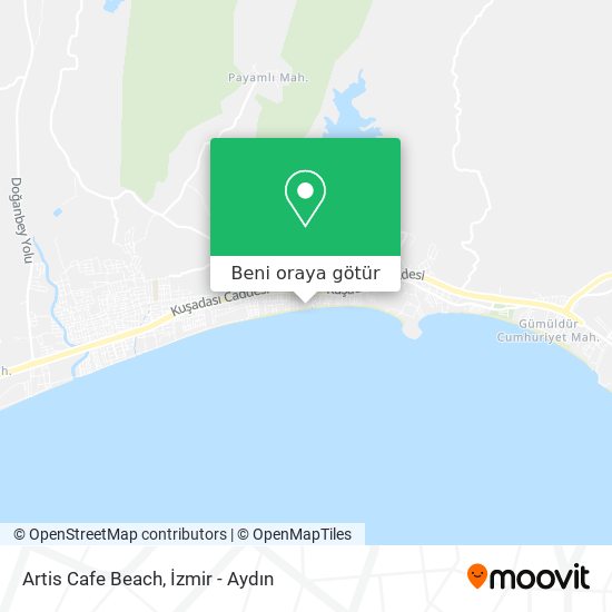Artis Cafe Beach harita