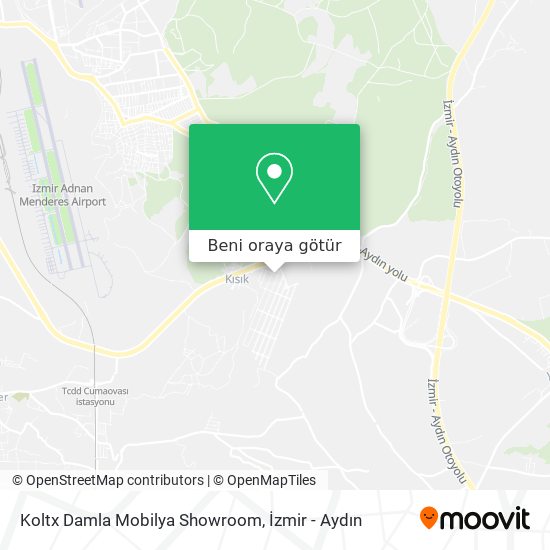 Koltx Damla Mobilya Showroom harita