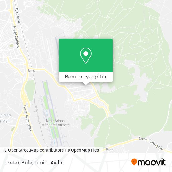 Petek Büfe harita
