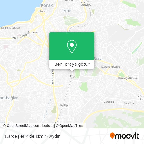 Kardeşler Pide harita