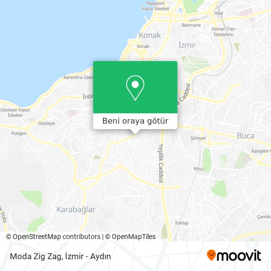 Moda Zig Zag harita