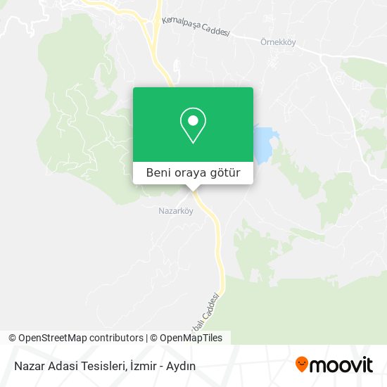 Nazar Adasi Tesisleri harita