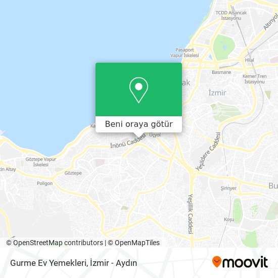 Gurme Ev Yemekleri harita