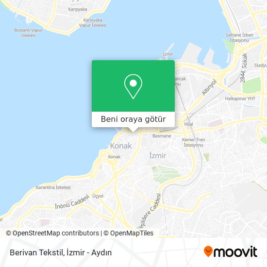Berivan Tekstil harita