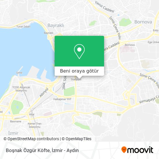 Boşnak Özgür Köfte harita