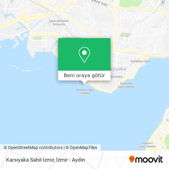 Karsiyaka Sahil-İzmir harita