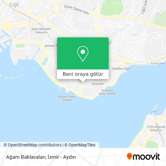 Ağam Baklavaları harita