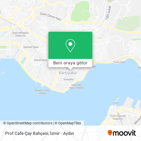 Prof Cafe Çay Bahçesi harita