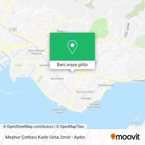 Meşhur Çorbacı Kadir Usta harita