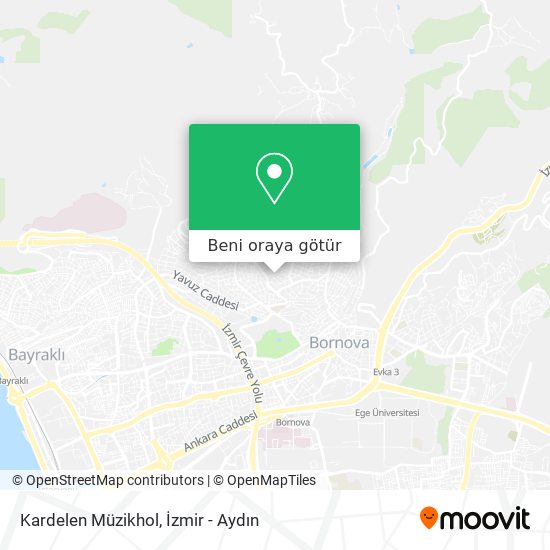 Kardelen Müzikhol harita