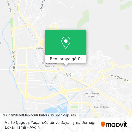 Varto Çağdaş Yaşam,Kültür ve Dayanışma Derneği Lokali harita