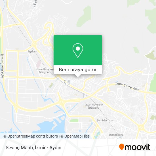 Sevinç Mantı harita