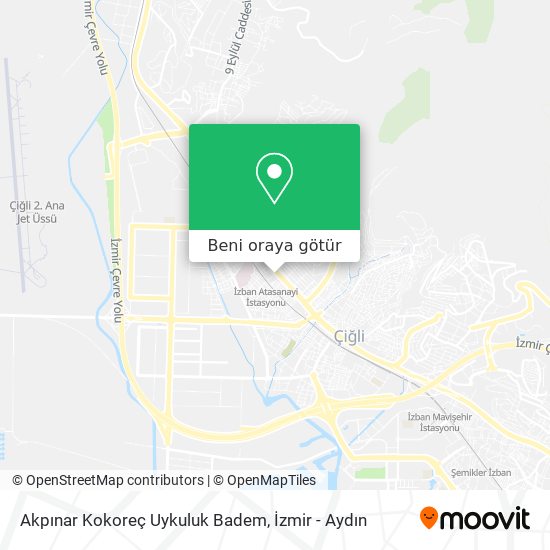 Akpınar Kokoreç Uykuluk Badem harita