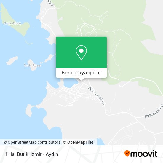 Hilal Butik harita
