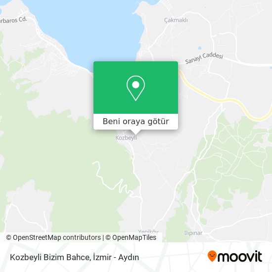 Kozbeyli Bizim Bahce harita