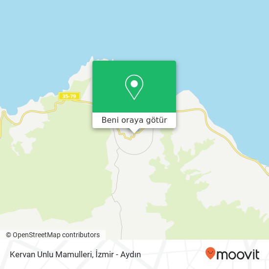 Kervan Unlu Mamulleri, Merkez Caddesi 35687 Yenifoça, Foça harita
