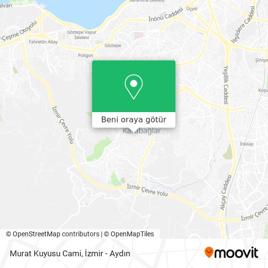 Murat Kuyusu Cami harita