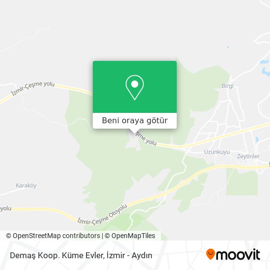 Demaş Koop. Küme Evler harita