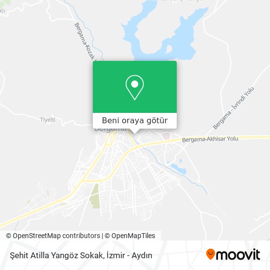 Şehit Atilla Yangöz Sokak harita