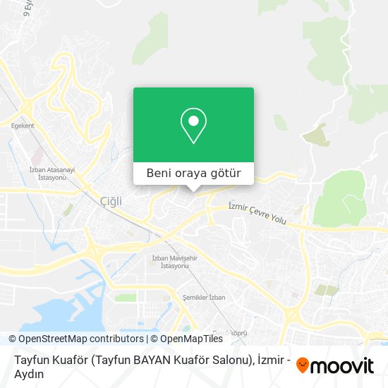 Tayfun Kuaför (Tayfun BAYAN Kuaför Salonu) harita
