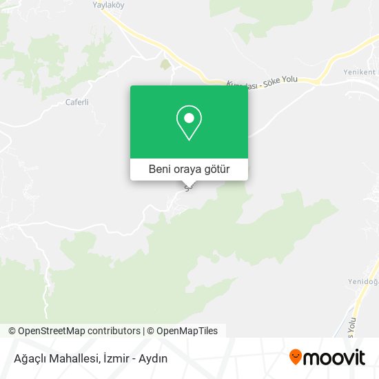 Ağaçlı Mahallesi harita