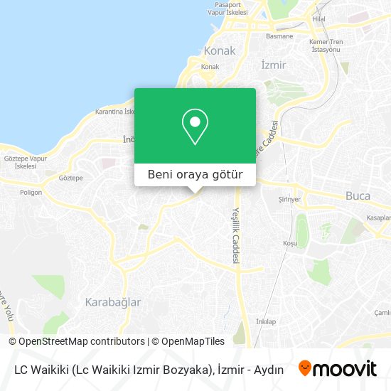 LC Waikiki (Lc Waikiki Izmir Bozyaka) harita