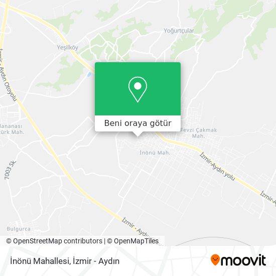 İnönü Mahallesi harita