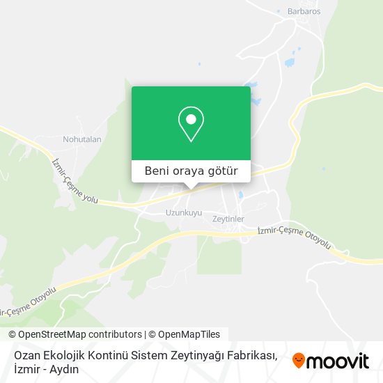 Ozan Ekolojik Kontinü Sistem Zeytinyağı Fabrikası harita