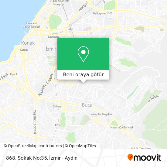 868. Sokak No:35 harita
