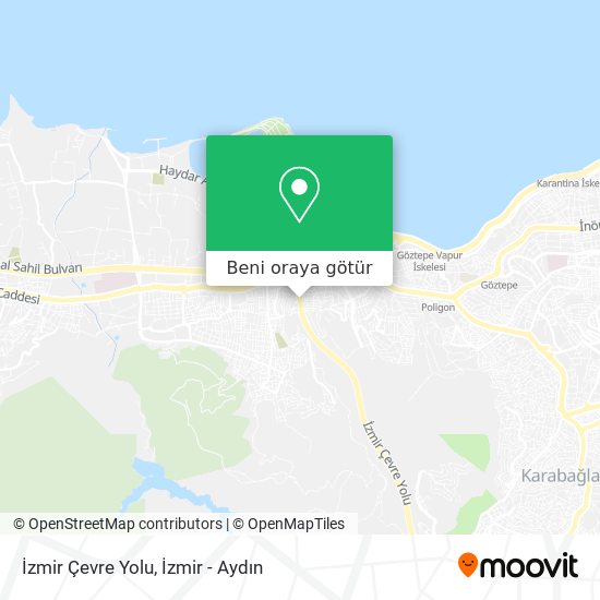İzmir Çevre Yolu harita