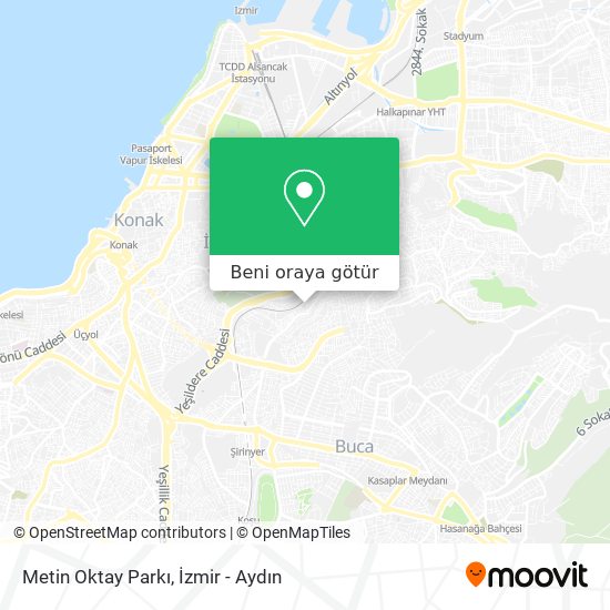 Metin Oktay Parkı harita