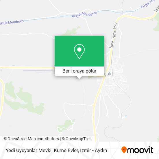 Yedi Uyuyanlar Mevkii Küme Evler harita