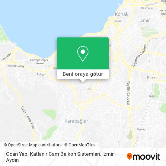 Ocan Yapi Katlanir Cam Balkon Sistemleri harita